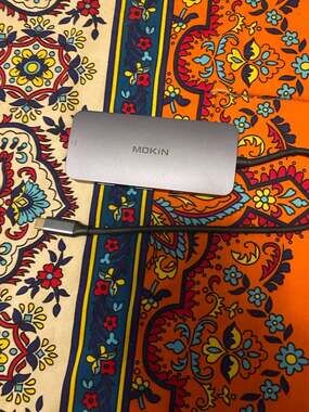 MOKiN MOUC0516 USB-C 7-in-1 Multiport Hub with Dual HDMI, VGA, and USB Ports